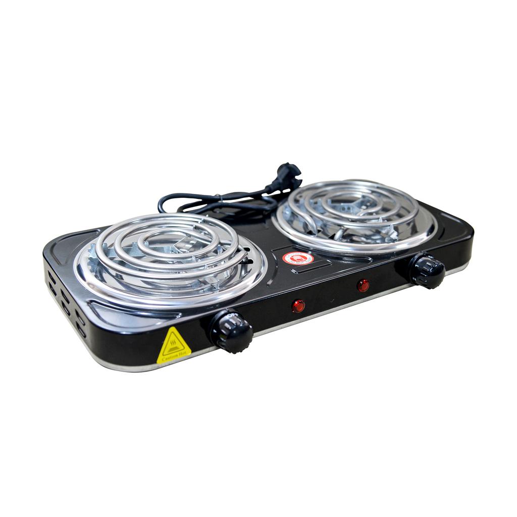 Electric Double Hot Plate Two Burner CooKtop Coil Stove Sizzling Portable Soldering Free Standing 2000w 3000w for Cooking