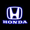 2PCS for Honda Accord CR-Z Crosstour Spirior Elysion Odyssey Led Car Door Logo Shadow Projector Welcome Lamps Car Accessories aig256