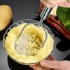 Stainless Steel Potato Masher Manual  Potato Crusher Pusher Fruit Vegetable Pressure Mud Machine Potato Ricer Press Kitchen Tool