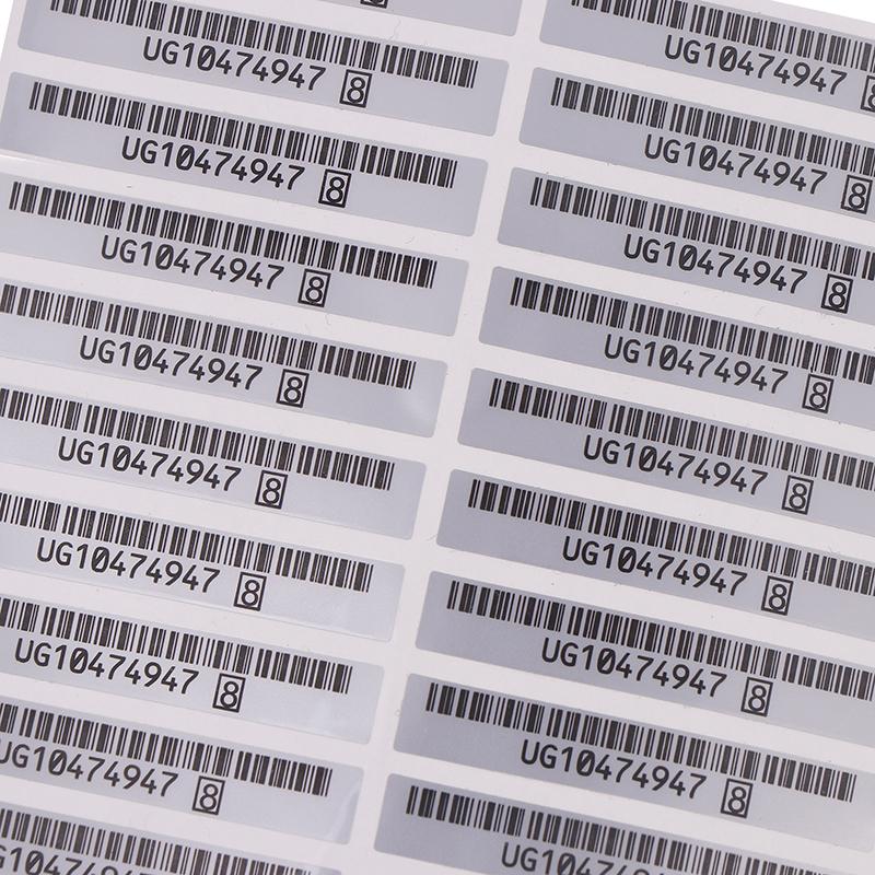 20Pcs For Ndsl Barcode Serial Number Back Patch Barcode Label For 3Ds 3Dsxl  3Ds Xl Ll Ndsixl Universal