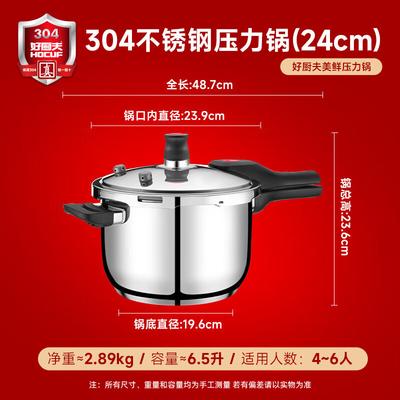 Panela de Pressão à Prova de Explosão HOCUF de Aço Inoxidável 304