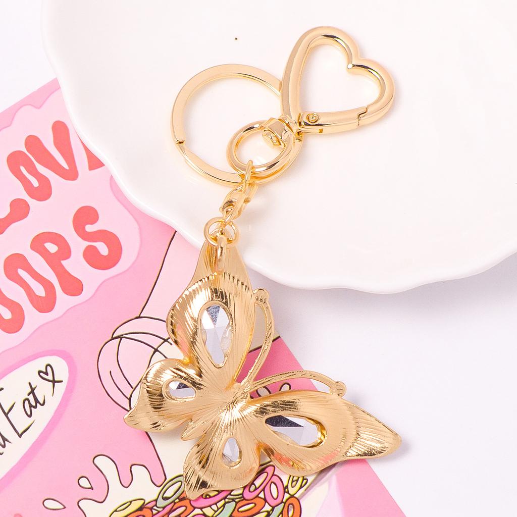 Color Butterfly Love Keychain, Small Pendant, Small Jewelry Accessories, Keychain