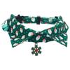 with Bell Kitten Bowties Collar Necklace Adjustable Kitten Christmas Bow Collar  Autumn