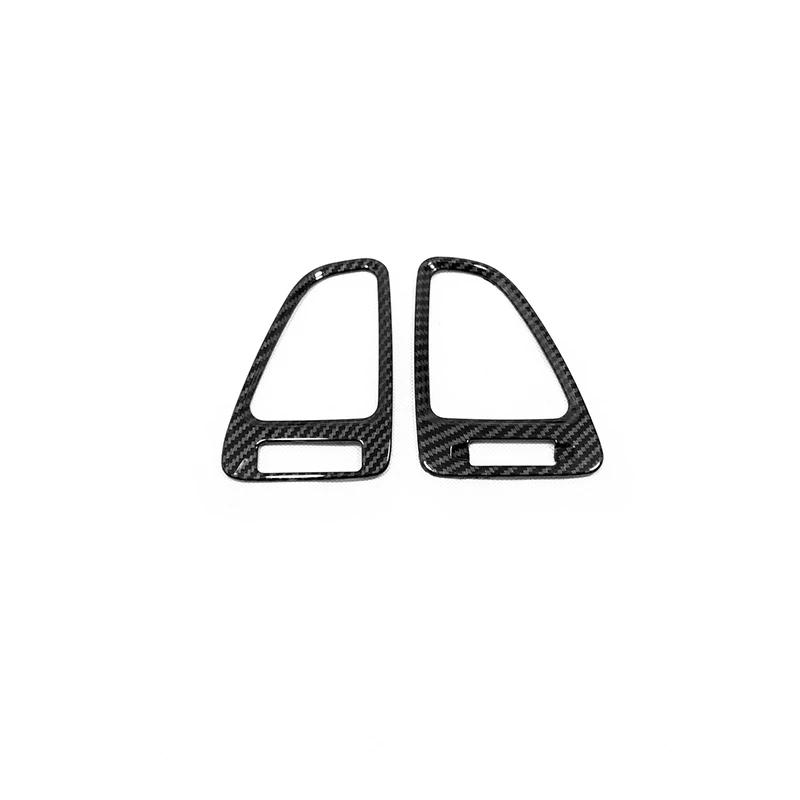 5 st för Honda VEZEL HRV HR-V Bil Instrumentbräda Luftkonditionering Utblås AC Vent Panel Cover Trim ABS Kolfiber 2015 2016 2017