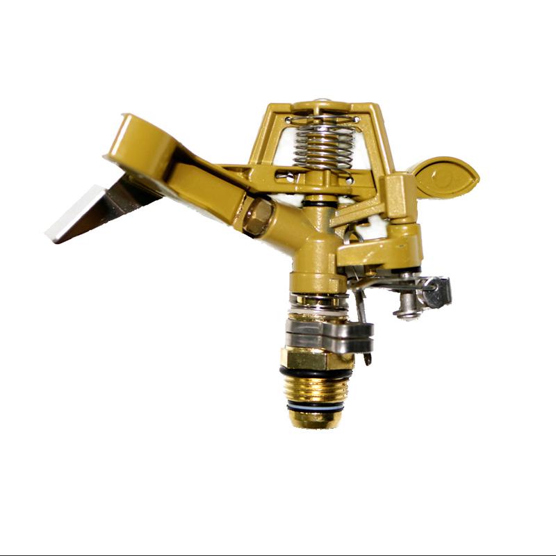

Garden Rotating Rocker Impact Sprinkler 1/2 inch Male Thread Brass Lawn Watering Adjustable Nozzle Irrigation Sprinkler