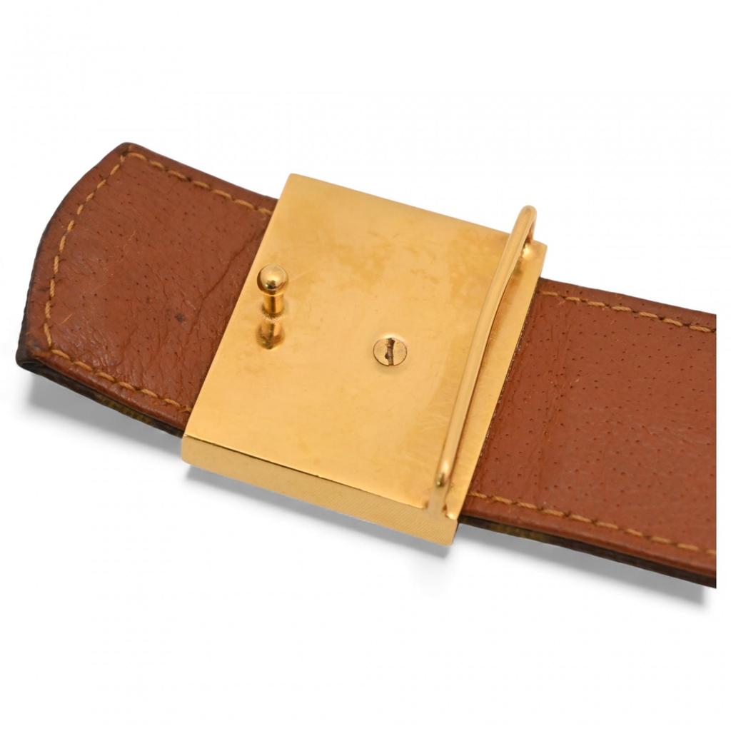 Auth LOUIS VUITTON Monogram Ceinture Belt Vintage Lv6507gh