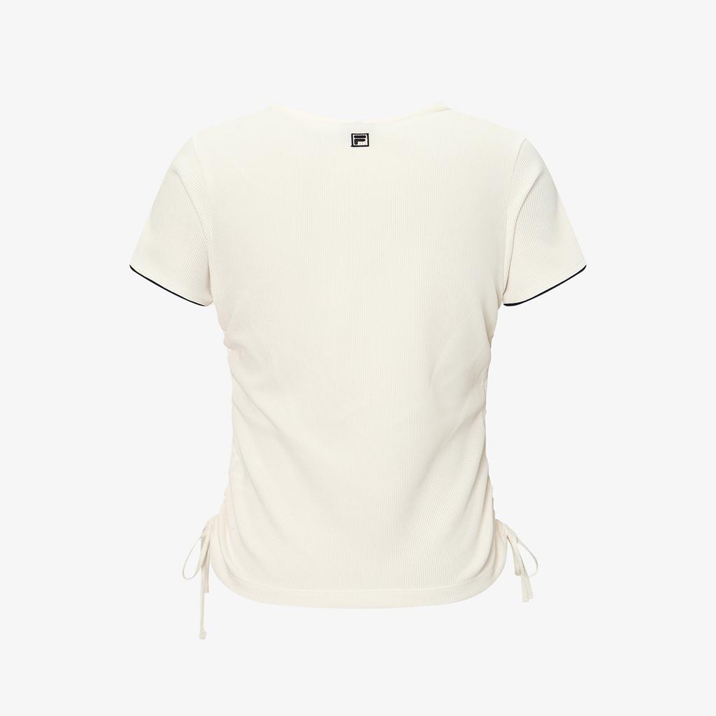 Hwilla Women'S Waffle Training Shirred Short Sleeve Tee (Fs262Rs02F009175)