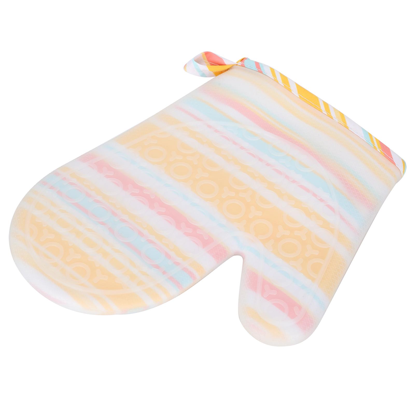 

Insulation Gloves Plus Cotton Nordic Thick Silicone Gloves Suitable for Microwave Oven Kitchen Type 2