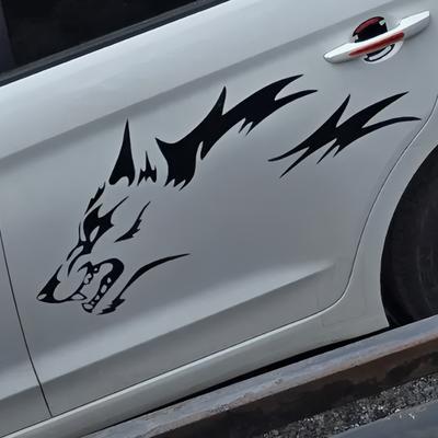 A Pair of Ferocious Wolves for Sale Creative&funny Stickers for Cartoon Fans&lover,high Quality for Car Trucks Motorcycles &lap
