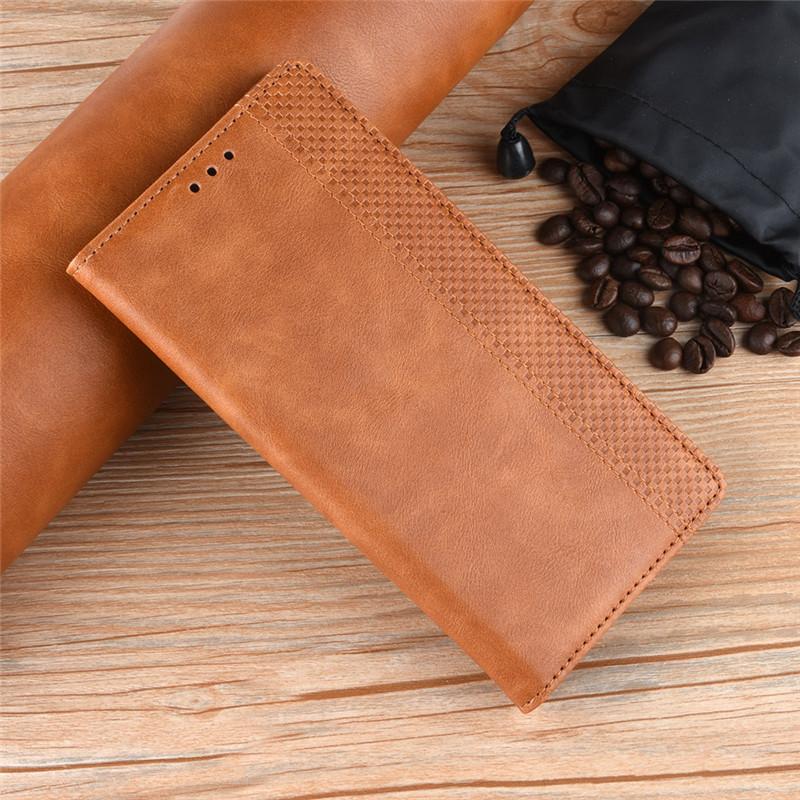 Flip Cover For HTC Desire 20 Pro Leather Case [Flip Vintage Leather] Shockproof Durable Retro Phone Case