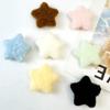Double-Sided Plush Star Charms for DIY Hair Clips & Clothing Decoration