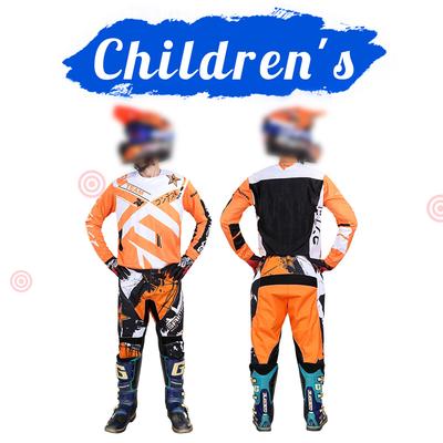 Motokrosová sada pro děti 20 22 24 26 28 závodní kombinéza MX MOTO Sady dresů a kalhot Mládež děti chlapec dívka Motocykl BMX Terénní kolo Combo