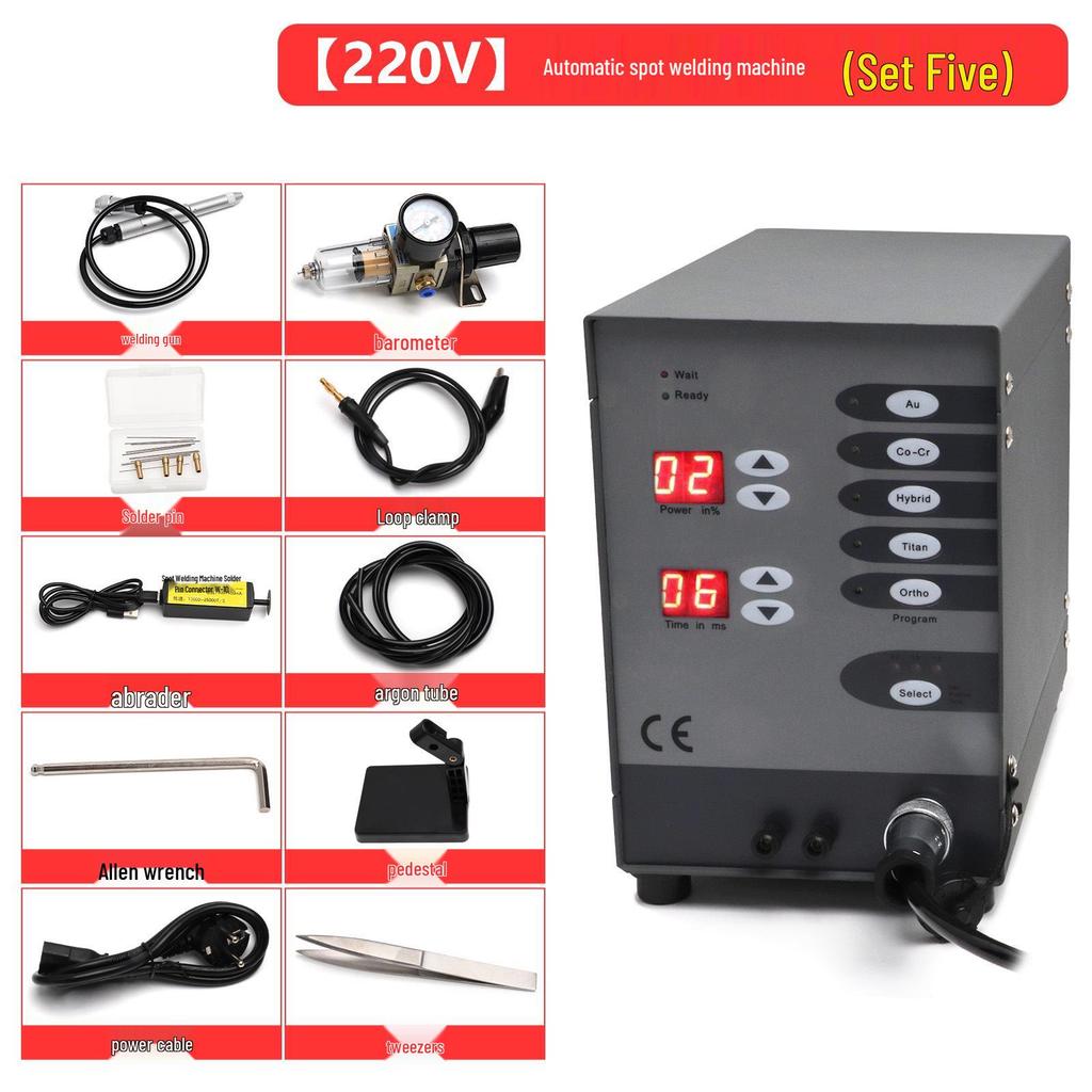 2025 High-Power Spot Welder for Dental, Orthodontic, CNC, Argon Arc, Gold, Silver, Jewelry, Necklace Welding