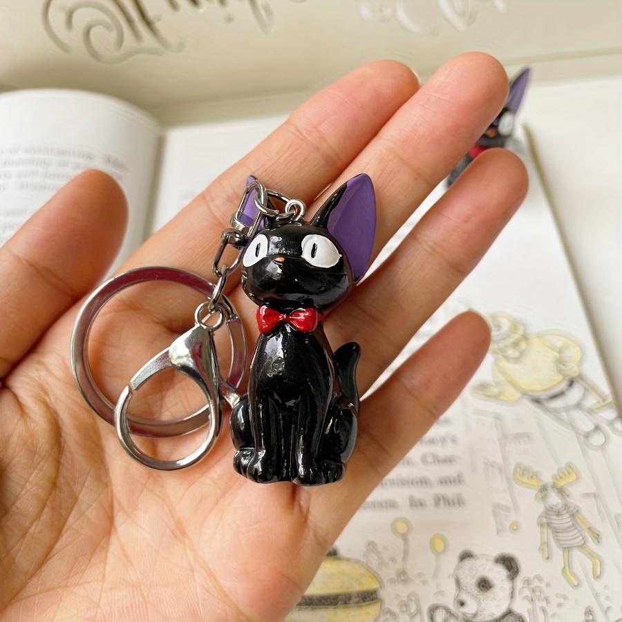 

Charming Black Cat Keychain - Cute PVC Women s Fashion Accessory, Suitable for Bags and Keys, Cat Accessories