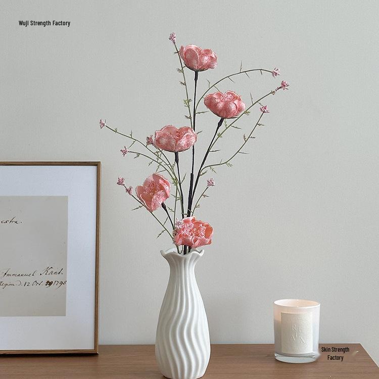 Nemophila Luxury Artificial Flower Arrangement for Living Room and Dining Table