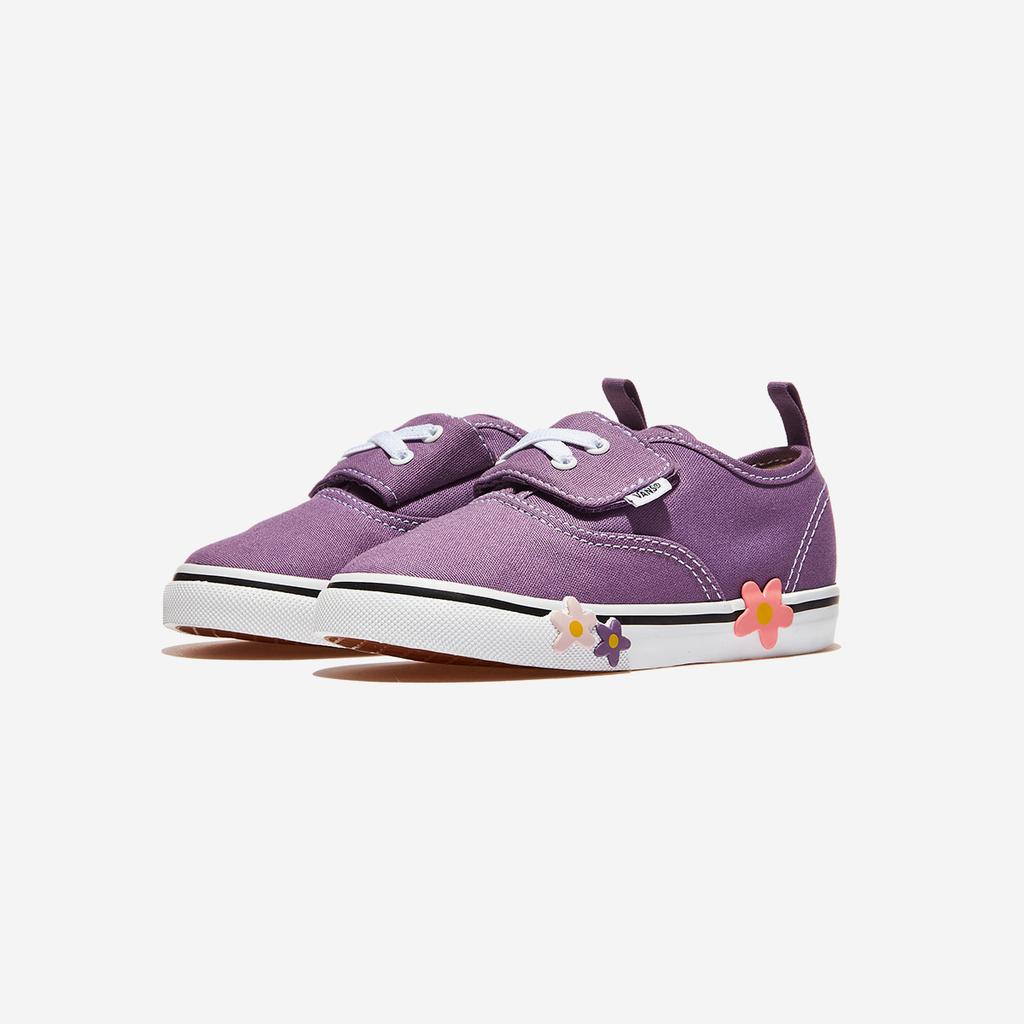 Vans Toddler Authentic Elastic Velcro Flower Prism Purple [VN000YSCFRT-PRISM PURPLE]