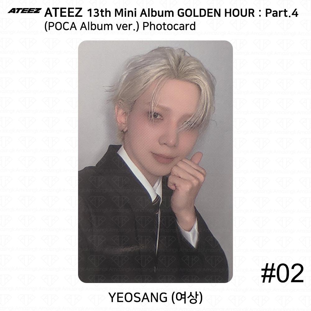 ATEEZ 13. Mini-Album Golden Hour Teil 4 POCA Album Version. Fotokarte