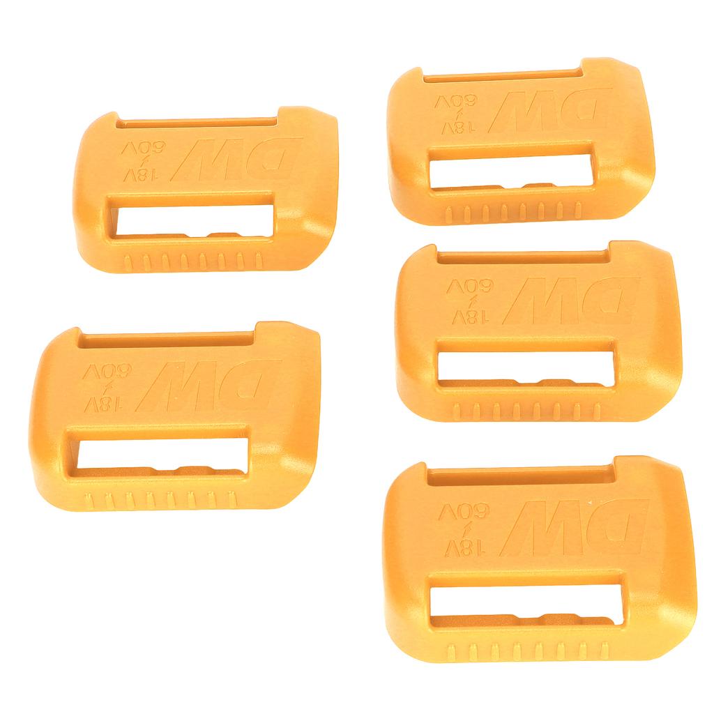 5 Stück Lithium-Batteriehalter Tragbares Elektrowerkzeug Batterie Aufbewahrungsregal mit Senkbohrungen