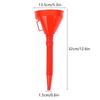 32cm Refueling Funnel With Filter Motorcycle Refuel Engine Oil Funnel Moto Car Long Mouth Funnels Repair Filling Tools