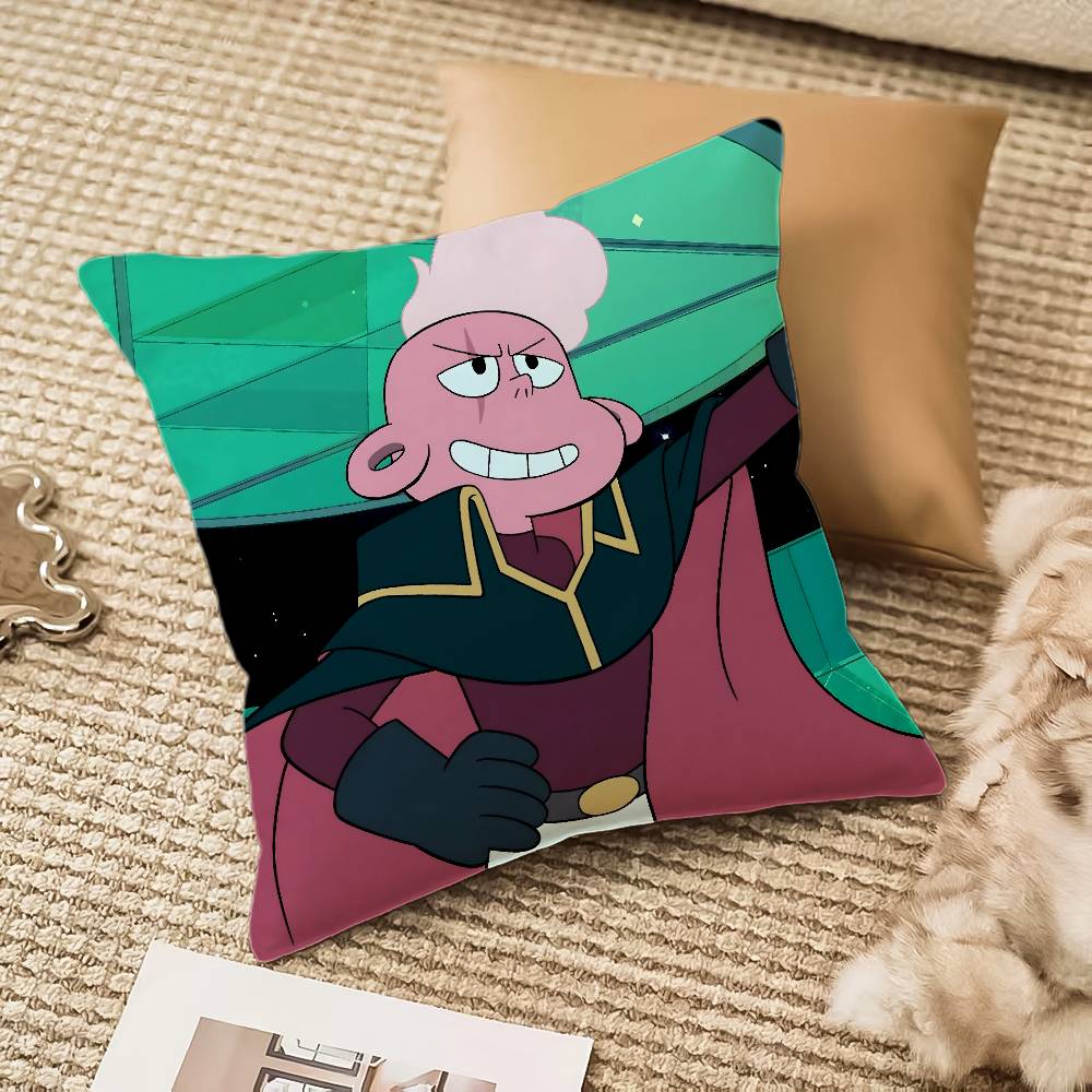 Cute S-Steven Universe Pillow Case Sofa And Living Room Decorative Cushion Covers Dust-proof And Mite-proof Invisible Zipper