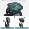SONGMICS Office Chair, Ergonomic Desk Chair, Computer Chair, Mesh Chair, Adjustable Lumbar Support and Headrest, 150 kg, Height-Adjustable, Black