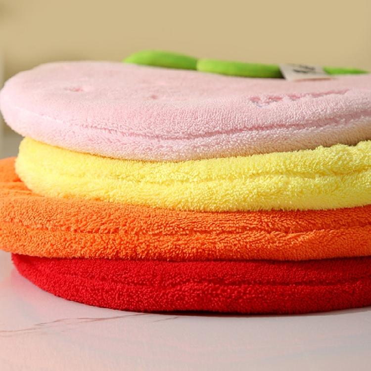 Hanging Towels Soft Coral Fleece Hanging Hand Towel In Fruit Shape Optional For Quick Drying And Easy Use In Kitchen