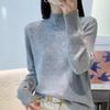 Base Layer Women's Semi-high-neck Knitted Sweater Women's Loose-fitting Inner Sweater