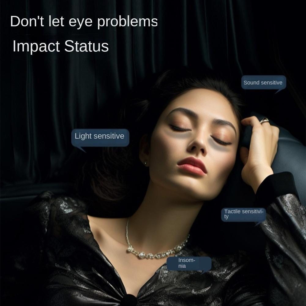 Concise Soft Blackout Sleep Mask Sleep Sleep Mask New Cotton Filled Sleeping Mask