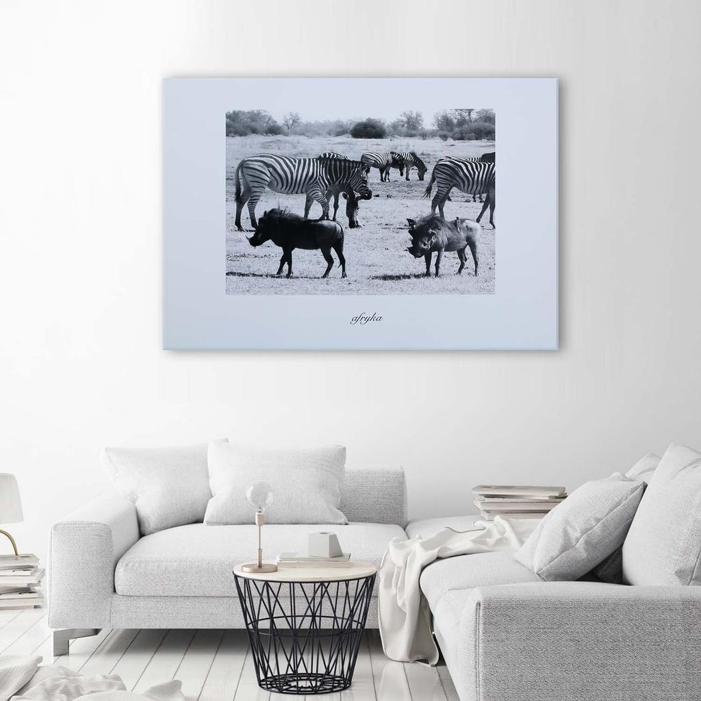 Canvas Print Africa Savannah Animals