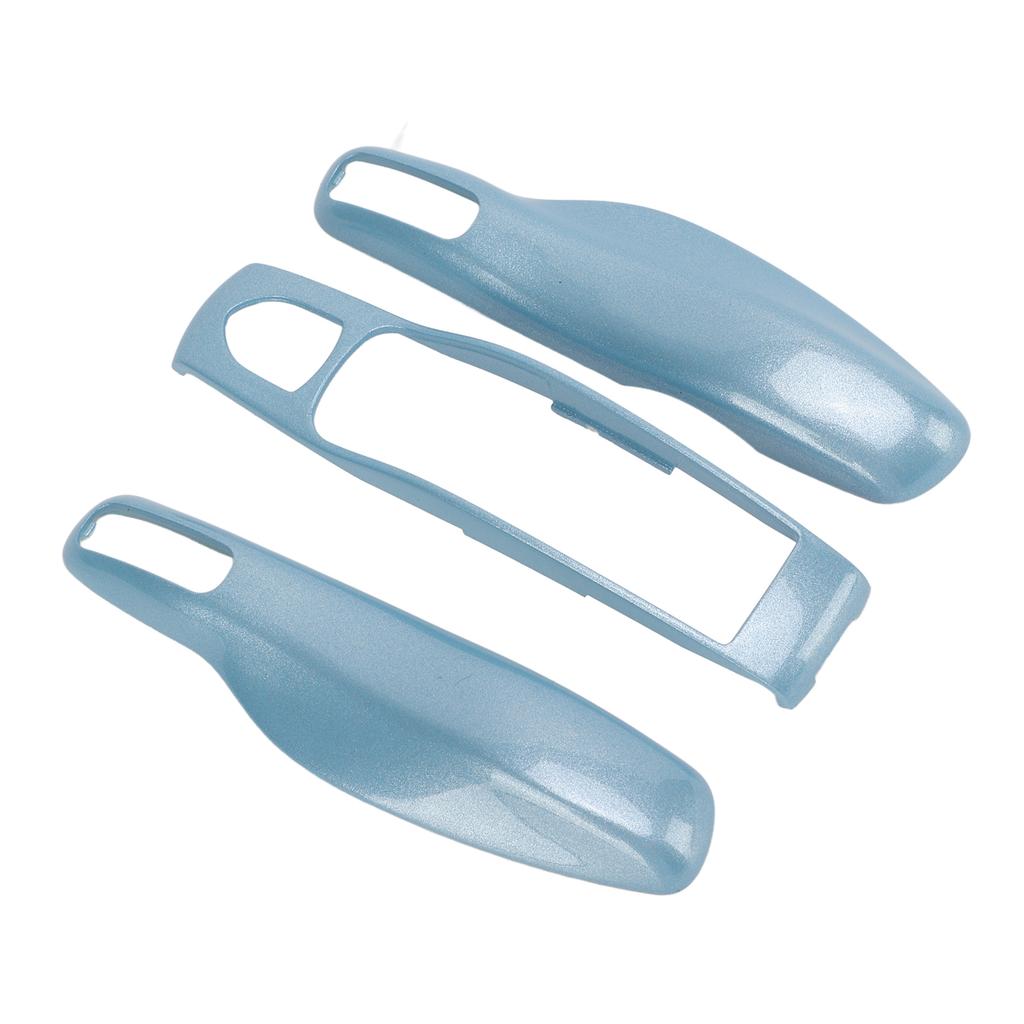 Key Fob Cover Shell Protector Car Modification Replacement for Panamera Cayenne MACAN Boxster Cayman 911 718Crystal Blue