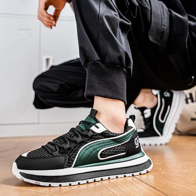New Fashion Men 's Four Seasons Comfortable Thick Sole 945Shoes Students BoysTrending Soft Sole Breathable Casual Running Sneakers
