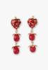 Anna Sui Strawberry Motif Swing Earrings SAMA1489 XR