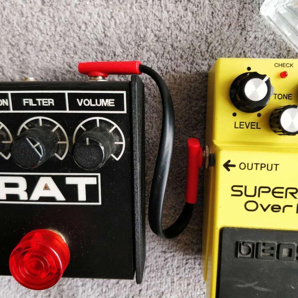 Copper Core Effect Pedal Patch Cable Round Head Audio Cable Leads New Connector Plug