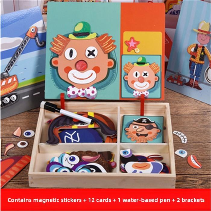 Wooden Jigsaw Puzzles Intellectual Development Toys Education Blocks Building