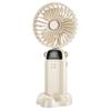 2025 Advanced Handheld Mini Student Fan with Digital Display & Aromatherapy - Foldable, Portable Electric Fan