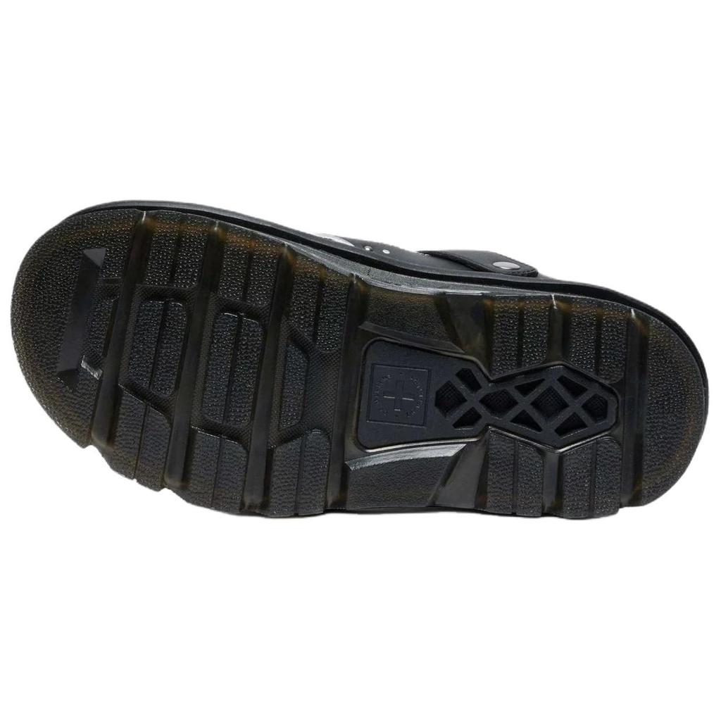 Dr. Martens Zebzag Solutbrott Mångsidiga Slip-On Slitstarka Tofflor med Stängd Tå Unisextofflor Svart 42002001