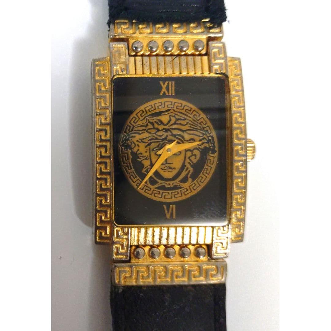 Used [Battery dead] Y2K 00s GIANNI VERSACE 7008020 watch