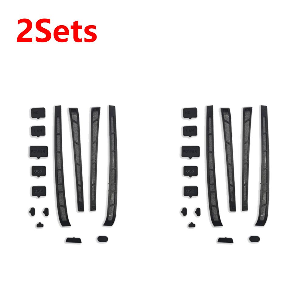 1-5PCS 12 in 1 Silicone Anti-dust Cover Dustproof Plug Dust Protector for PS5 Slim for PS 5 Slim Console Accessories Pack