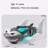 Electric Shark Robotic Toy With Led Lights & Sound Effects - Auto-Drive Crawling Fish, Plays Music Interactive Gift For Kids