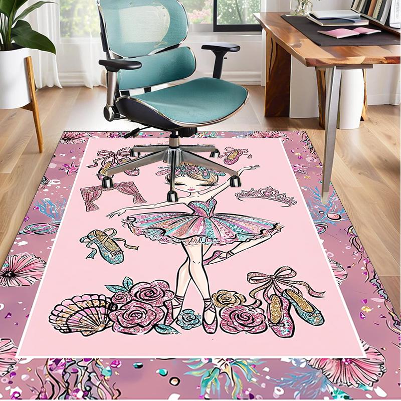 Dreamy Fairy Tale World Office Rug Chair Mat, Entryway Carpet, Suitable for Front Door, Bedroom, Living Room, Desk, Holiday Gift