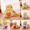 Sparkling Diamond Lucky Bag Car Keychain Wholesale Metal Keyring For Women