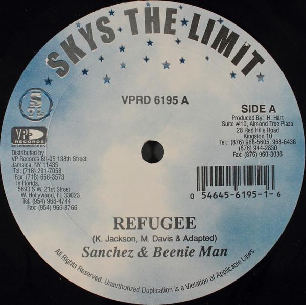 

12inch Record SANCHEZ BEENIE MAN MERCILESS Refugee We Ah Star VPRD6195 SKY THE LIMIT US Reggae Ska Dub Used