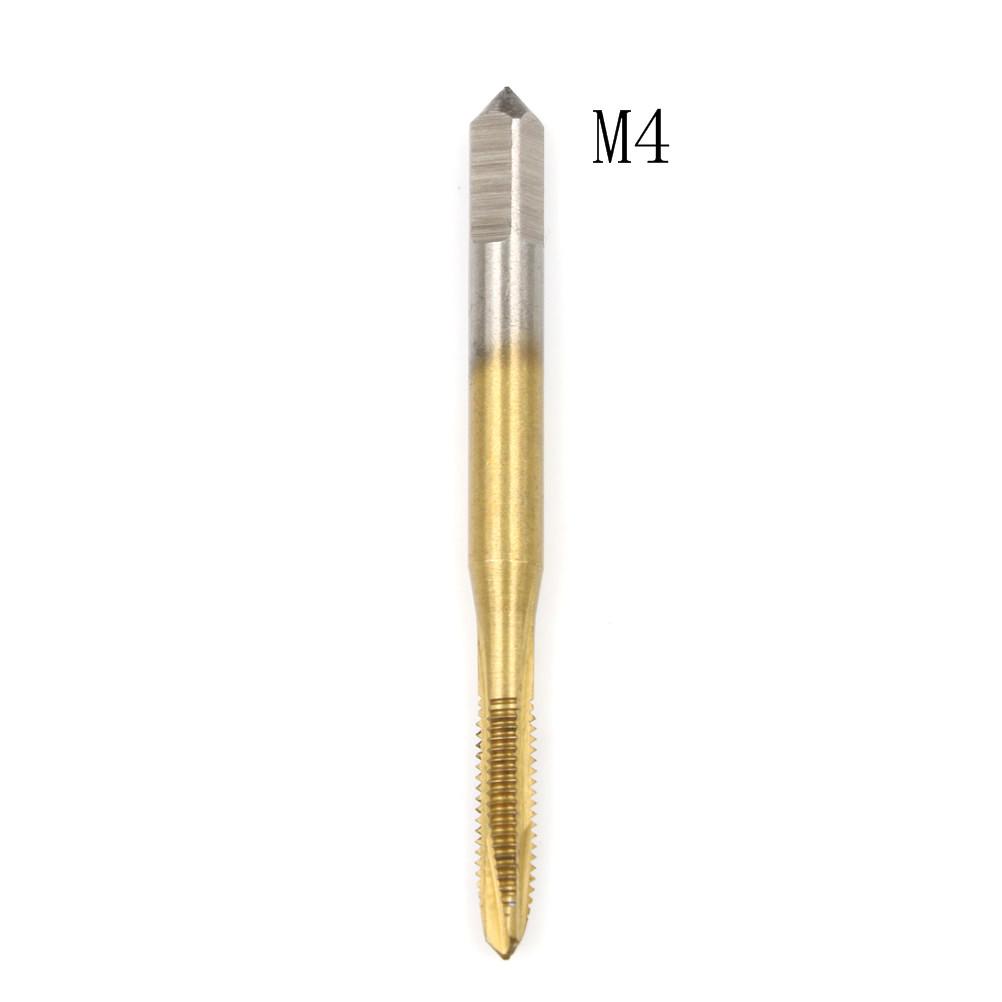 M2/M2.5/M3/M3.5/M4/M5/M6/M8 HSS Metric Straight Flute Thread Screw Tap Plug Tap High Quality