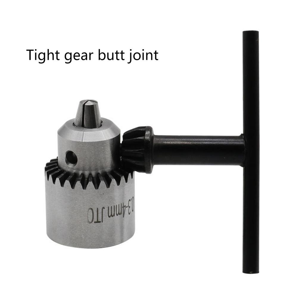 Micro Motor Drill Chuck T/L Spanner Clamping Ranges 0.3-4mm Motor Shaft 3.17mm for Electric Drill