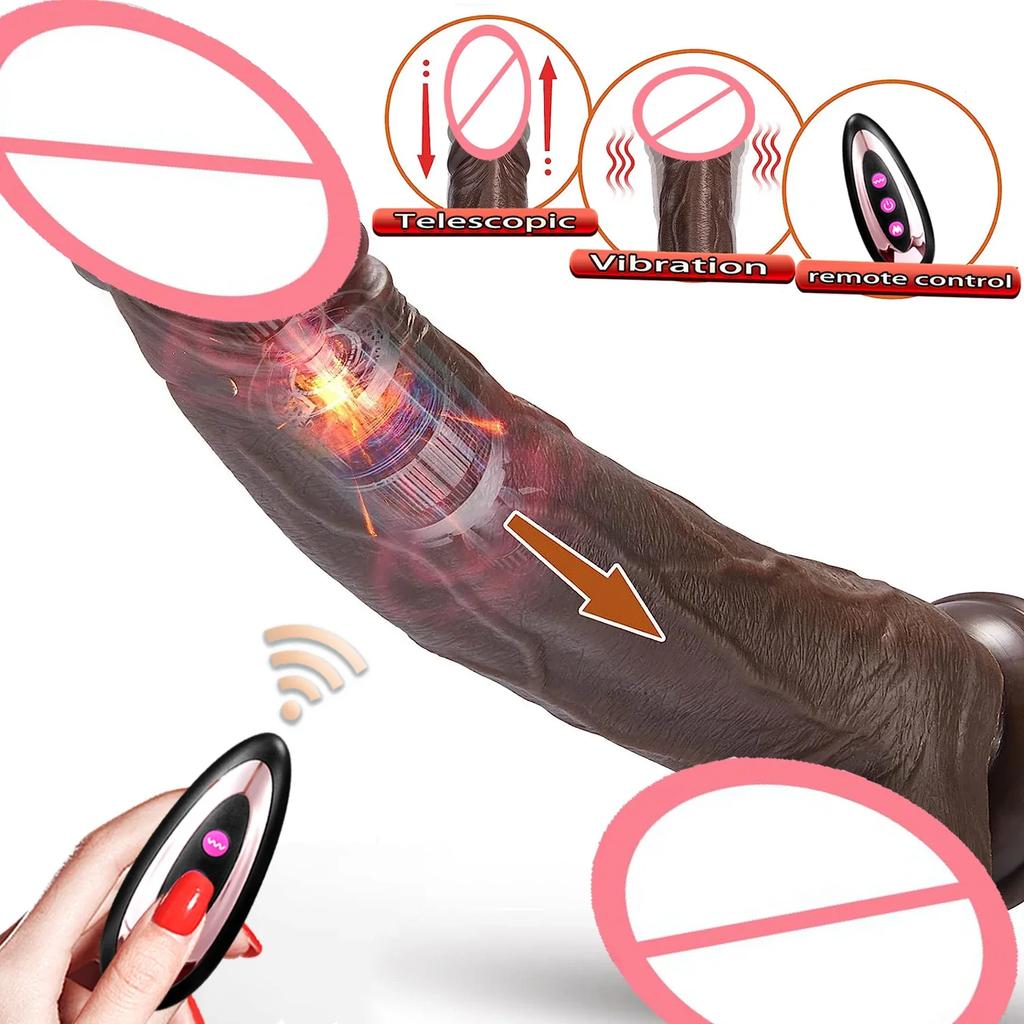 Phallus Soft Meat Realistic Sex Products Women's Special Fake Penis Thrusting Machine Women's Sex Products Masturbation Machine