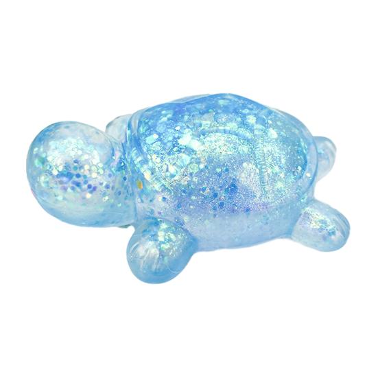 Glitter Cartoon Animal Sensory Fidget Toy for Adults Kids Cute Pig Duck Turtle Squeeze Toy for Stress Relief Easter Basket