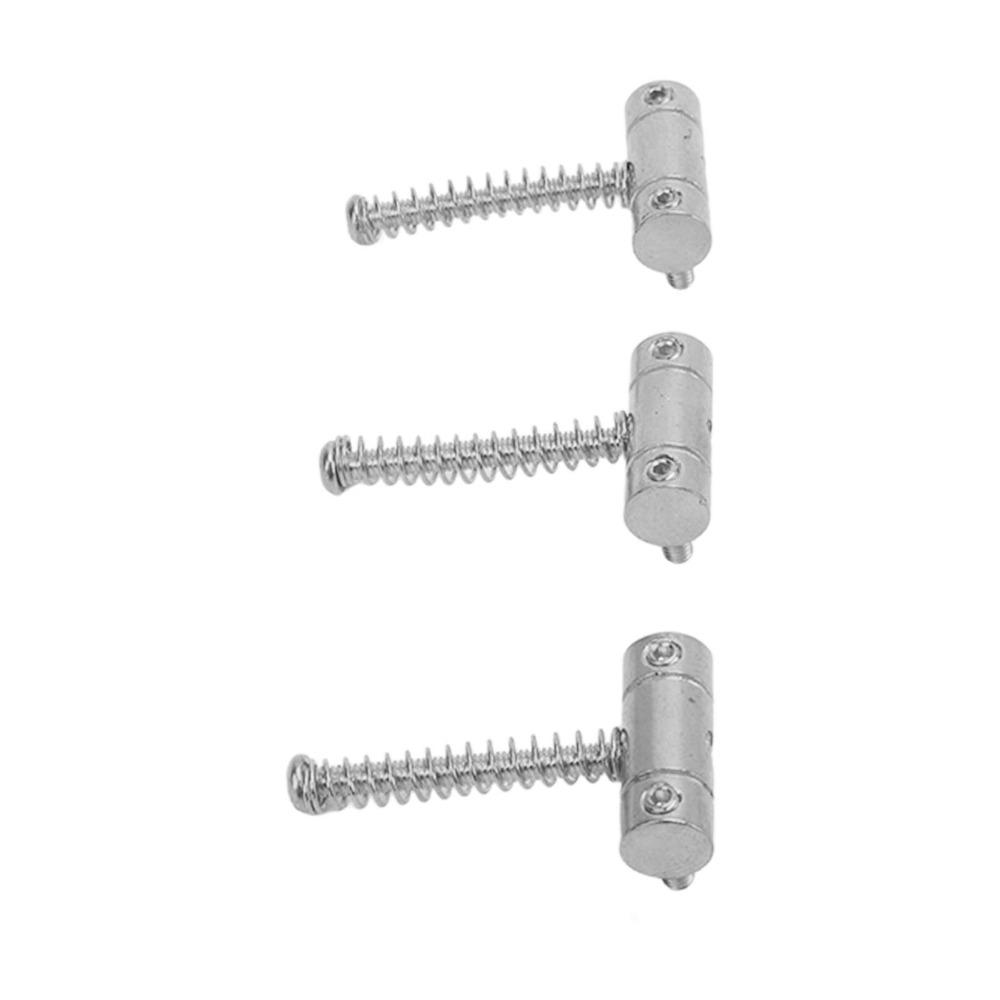 3PCS Ziny Alloy Guitar String Saddles Silver Bridge Saddle Set Metal Bridge Saddles  Electric Guitar