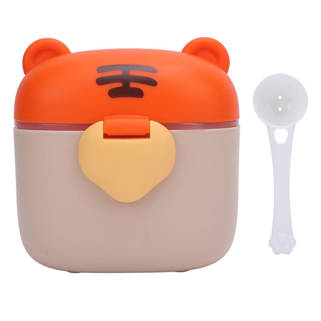 Baby Formula Dispenser Cartoon Tiger Design Large Capacity Sealed Milk Powder Container for Travel