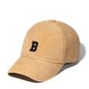 BUTDEEP Corduroy Bee Logo Curve Cap - Beige