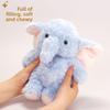 Elephant Raccoon Rabbit Bear Plush Animal Toy With Polyester Fiber Filling For Kids Sleep Aid